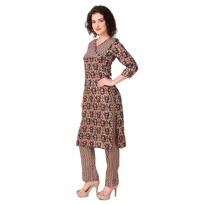 Magnetism cotton Suit Set with Pant for Women
